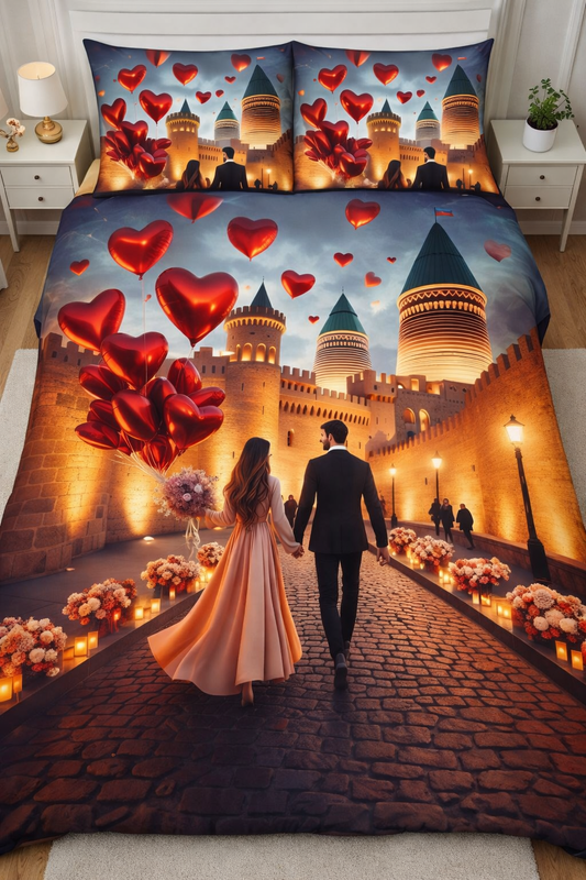 11d Double BedSheet (COUPLE DESIGNS)