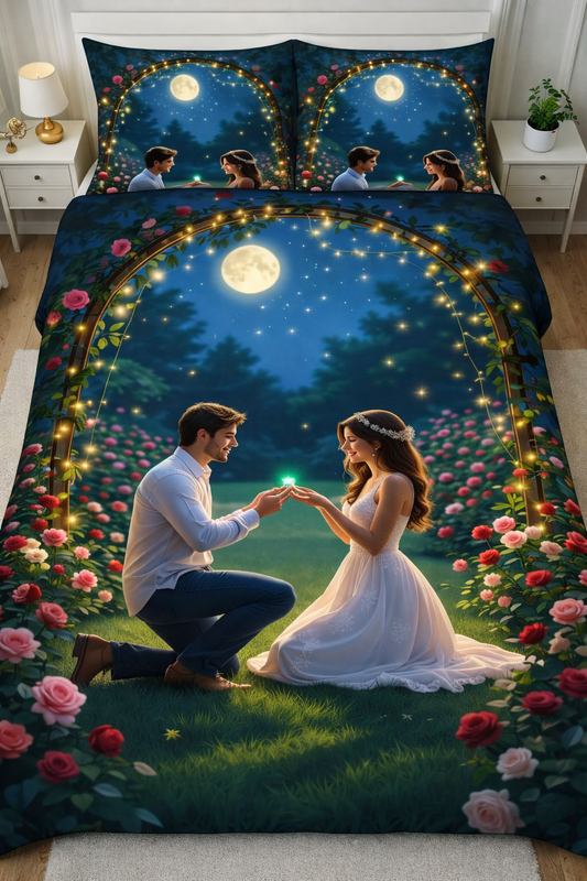 11d Double BedSheet (COUPLE DESIGNS)