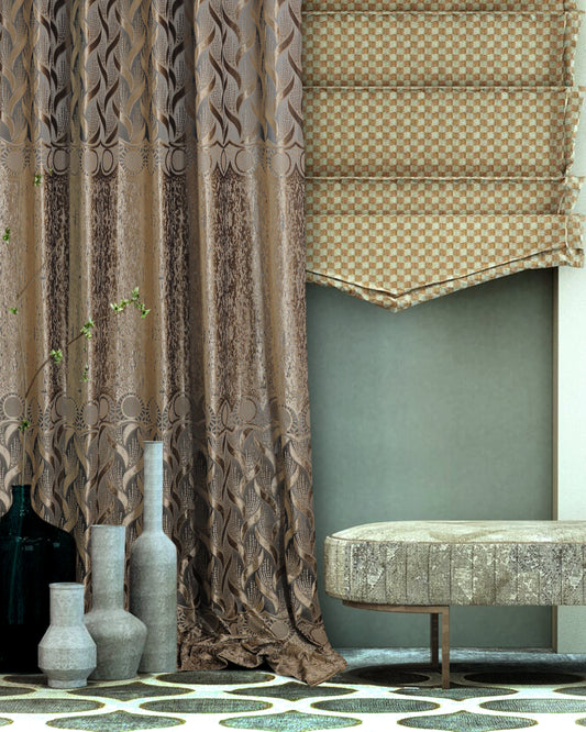 Shaneel Embose Curtain